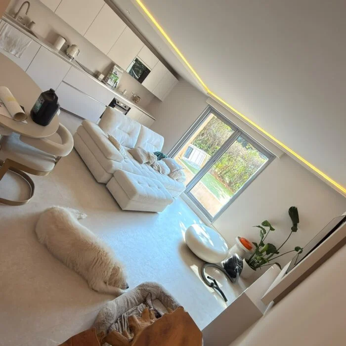 Salon repeint à Mandelieu-la-Napoule