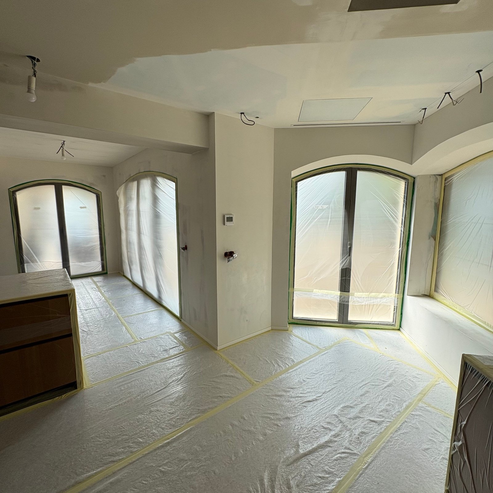 Chantier de peinture intérieure