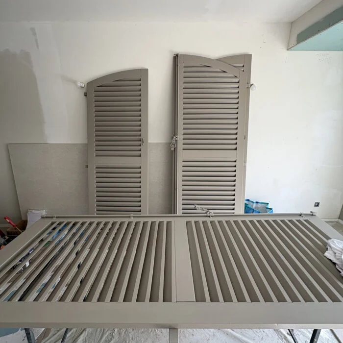 Porte remise en peinture